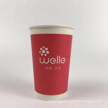 Double Wall Paper Cup for Hot Drinks with Simple Special Style